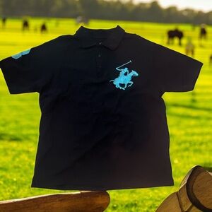 Men's Vintage Beverly Hills Polo Club Shirt. Size XLShort Sleeve #3 Large Emblem